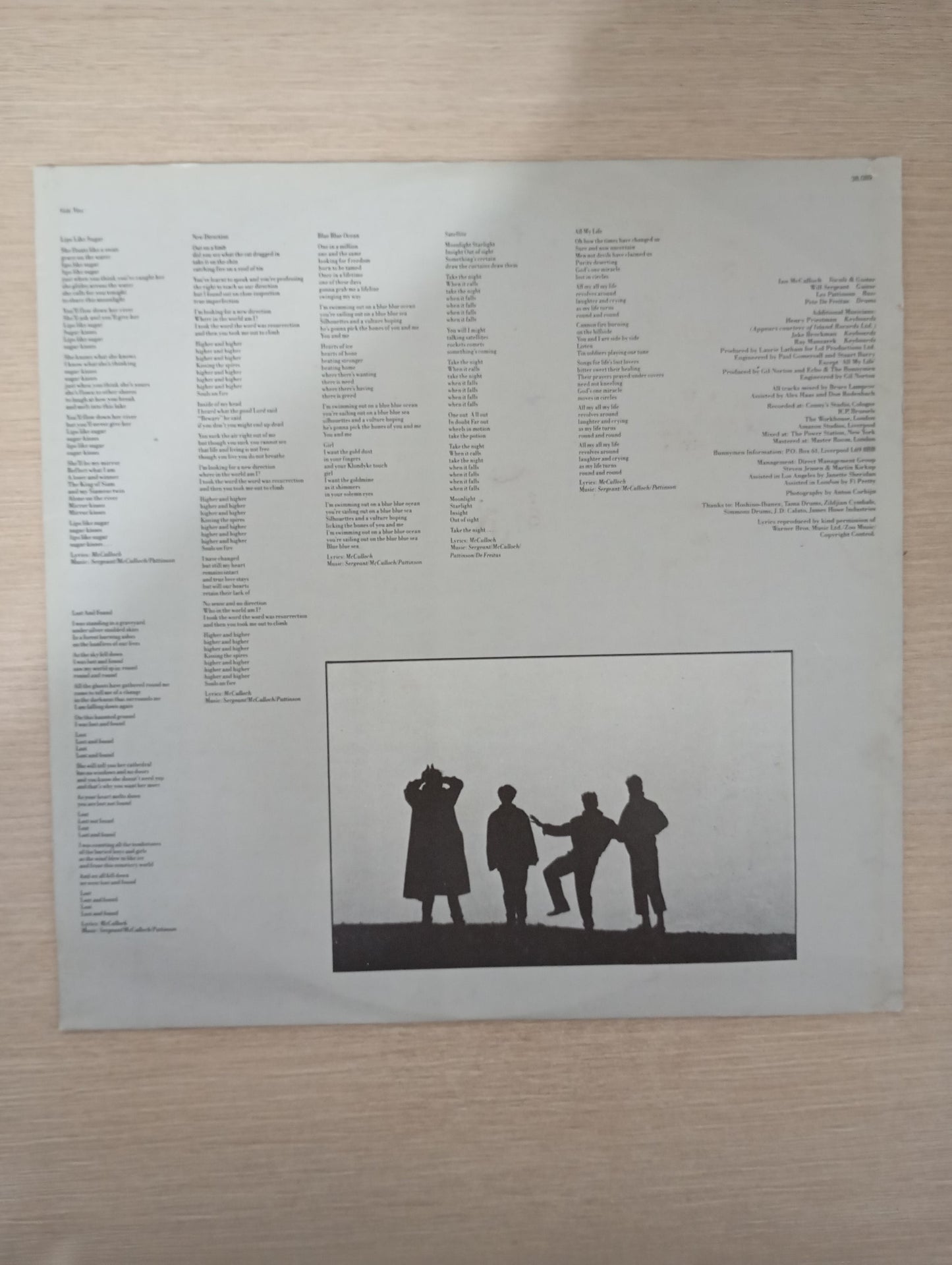 Lp Vinil Echo & The Bunnymen 1987 Com Encarte