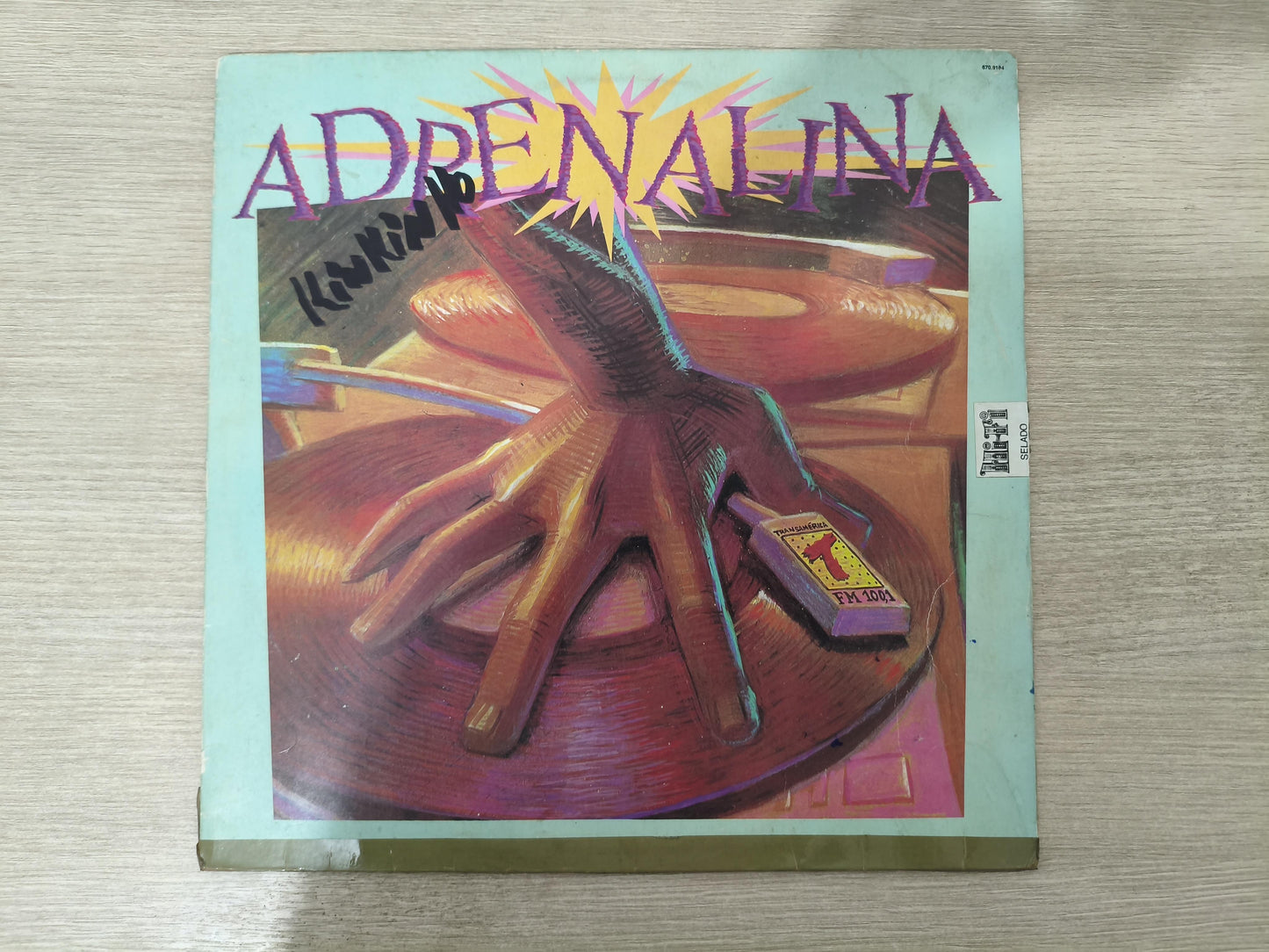 Disco Vinil 1990 Adrenalina A