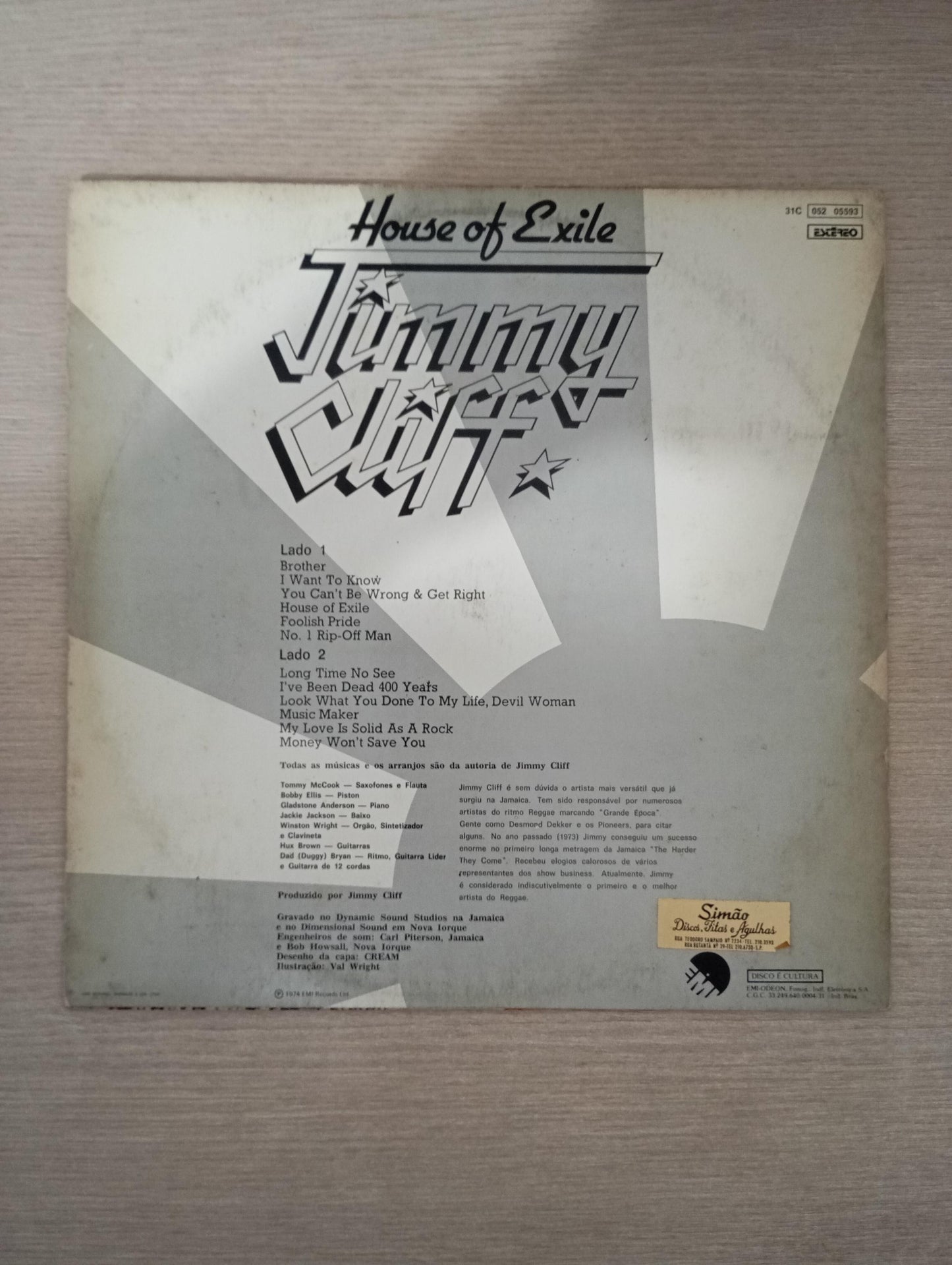 Lp Vinil Jimmy Cliff House Of Exile