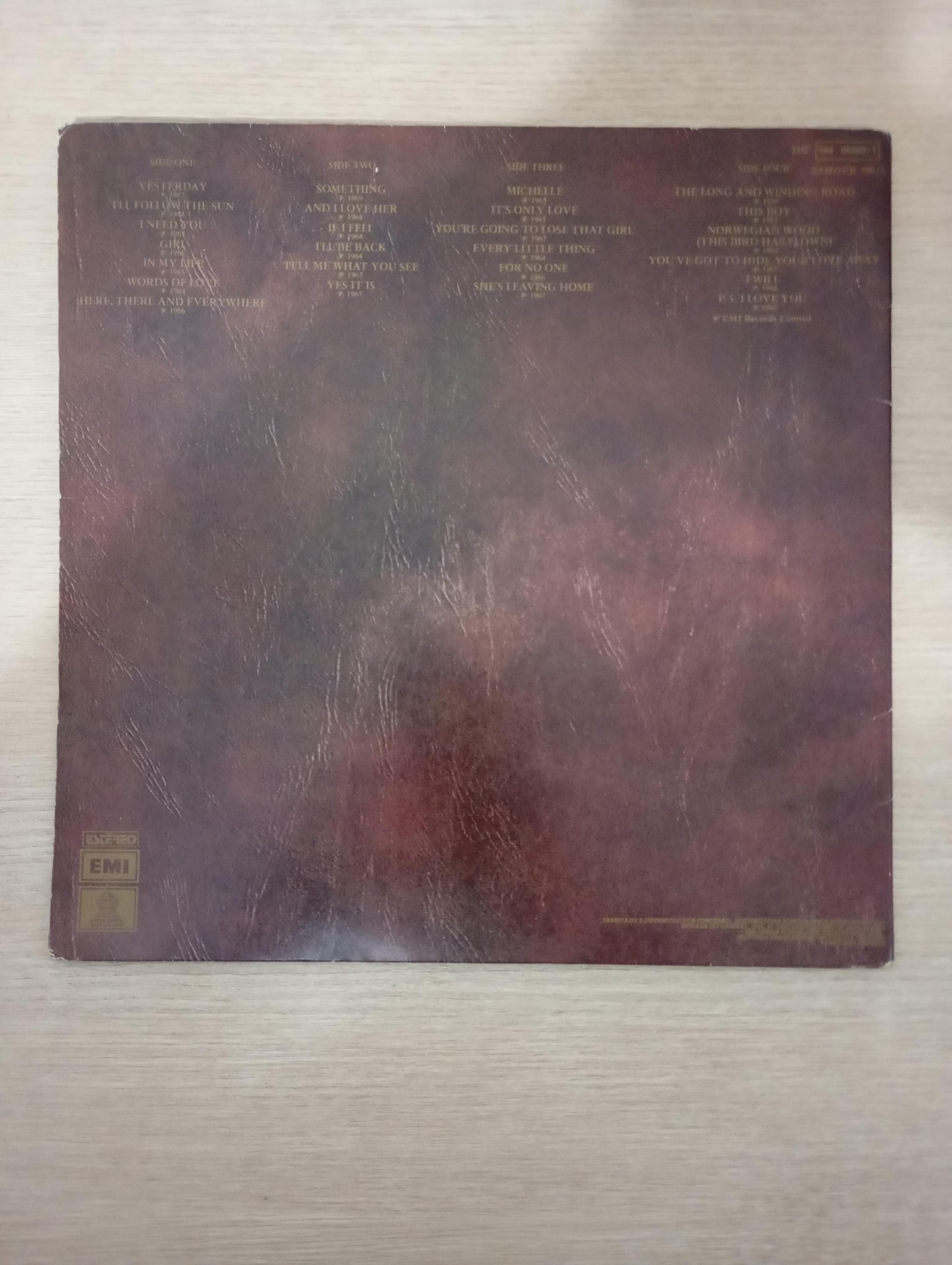 Lp Vinil The Beatles Love Songs Duplo Com Encartes