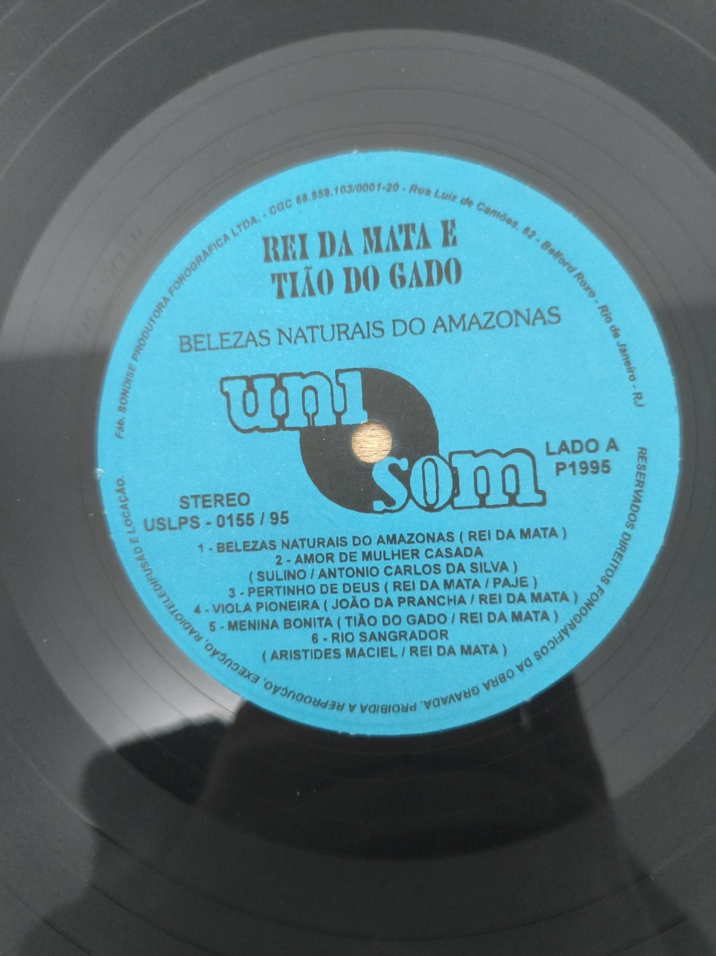 Lp Vinil Rei da Mata & Tião do Gado Os Autenticos Violeiros