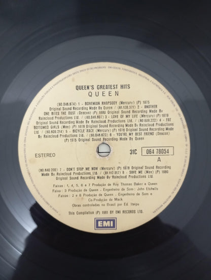 Lp Vinil Queen Greatest Hits Com Encarte, Leia