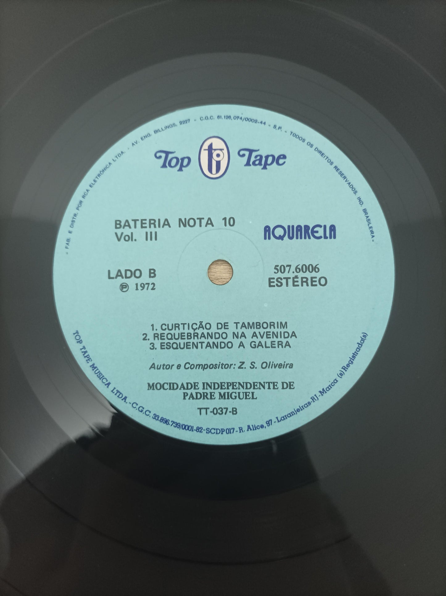 Lp Vinil G.R.E.S. Mocidade Independente Padre Miguel Vol III