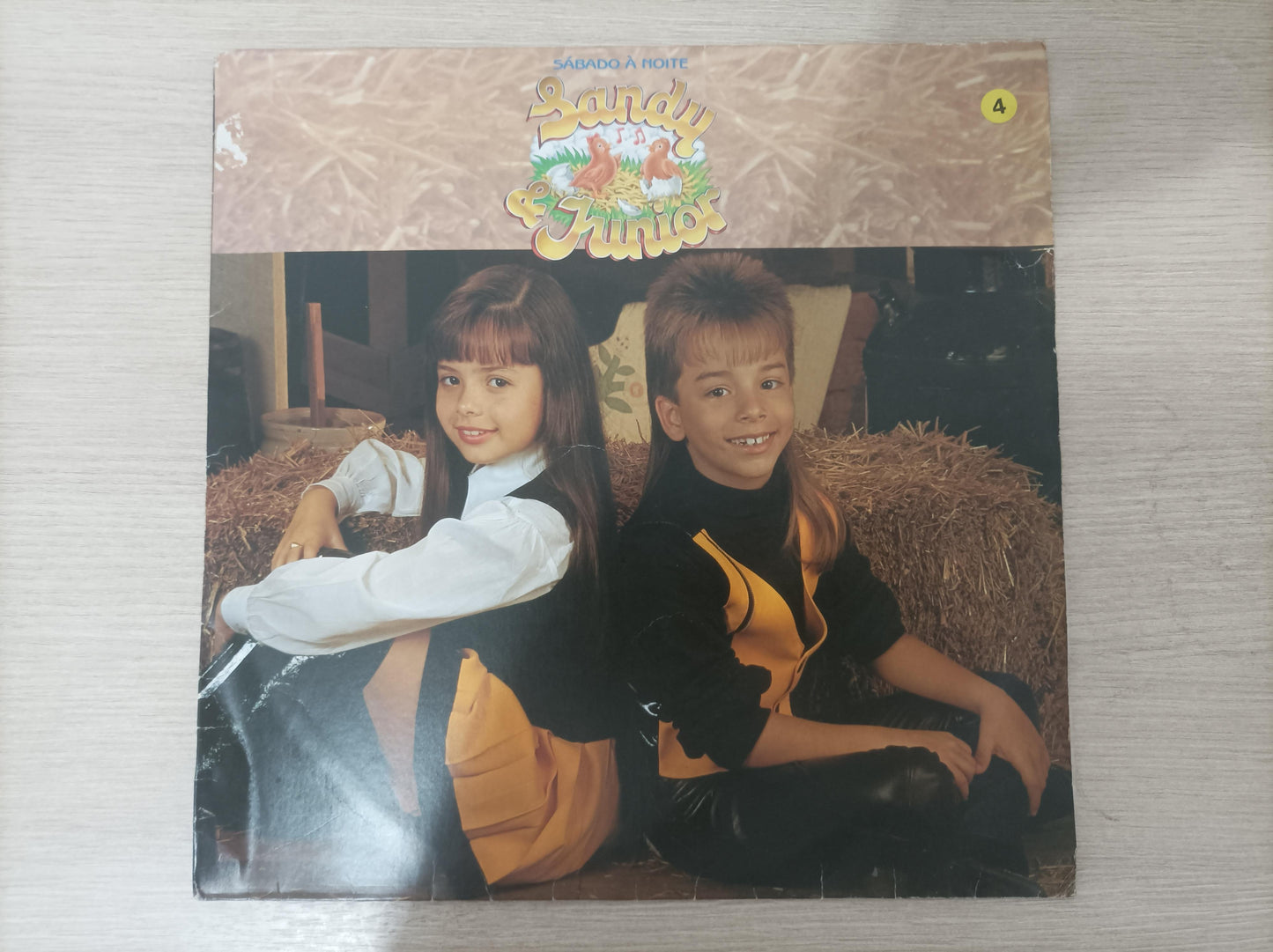 Lp Vinil Sandy & Junior Sábado À Noite Com Encarte