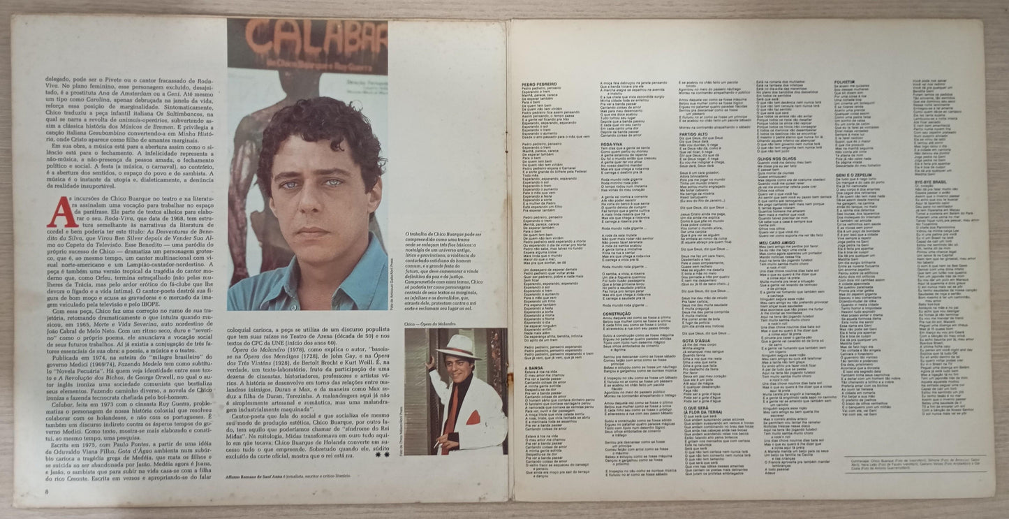 Lp Vinil Chico Buarque História da MPB Capa Dupla