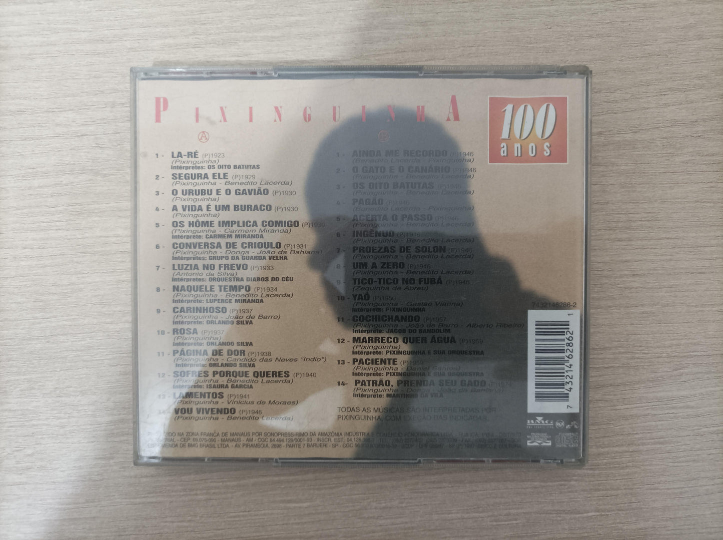 CD Pixinguinha 100 Anos Duplo