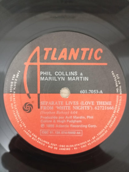 Compacto Vinil Phil Collins Separate Lives Theme White Night