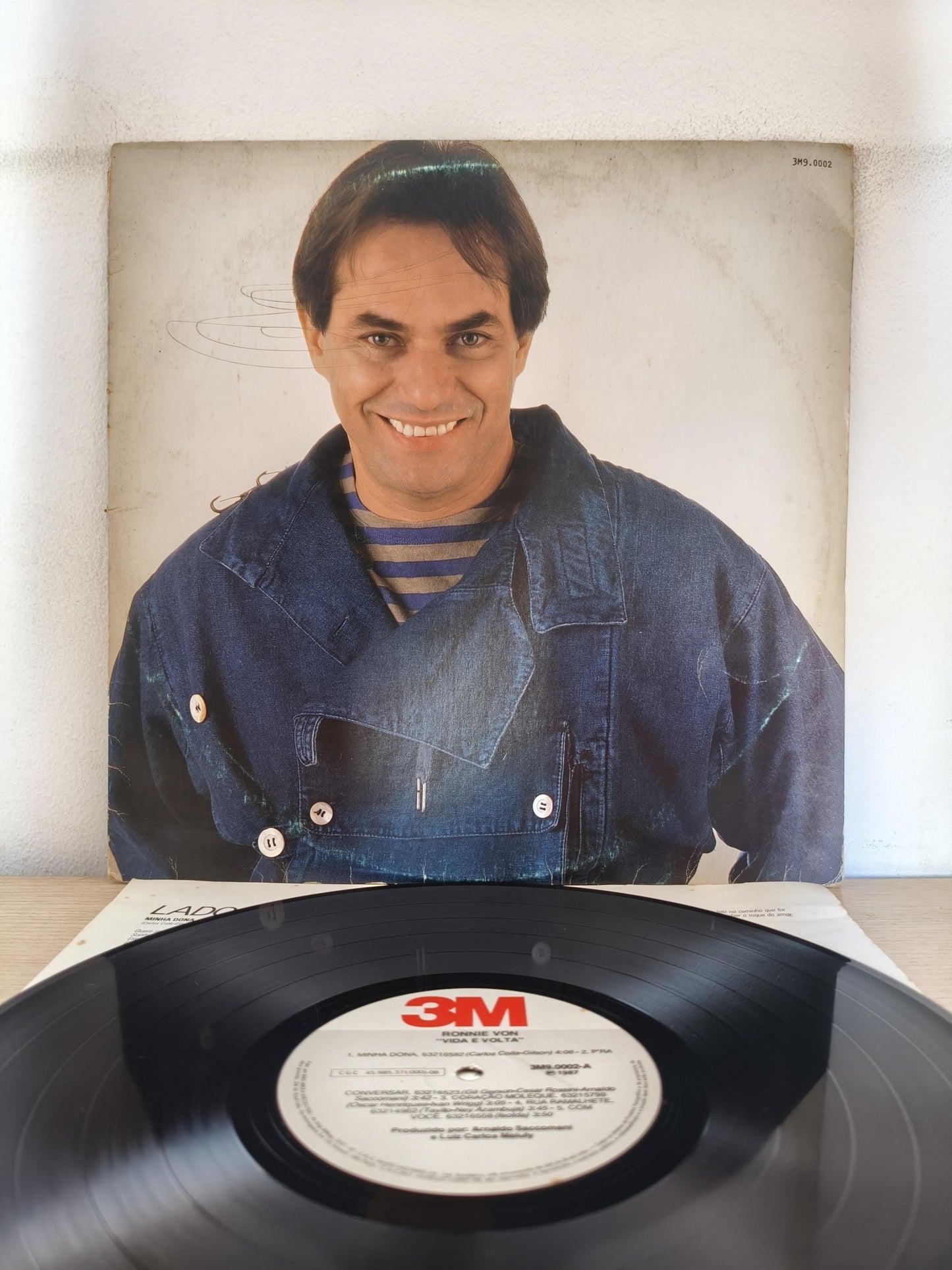 Lp Vinil Ronnie Von Vida E Volta Com Encarte