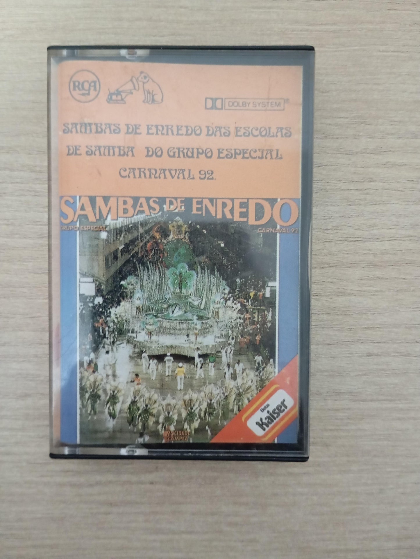 Fita K7 Cassete Sambas de Enredo das Escolas de Samba