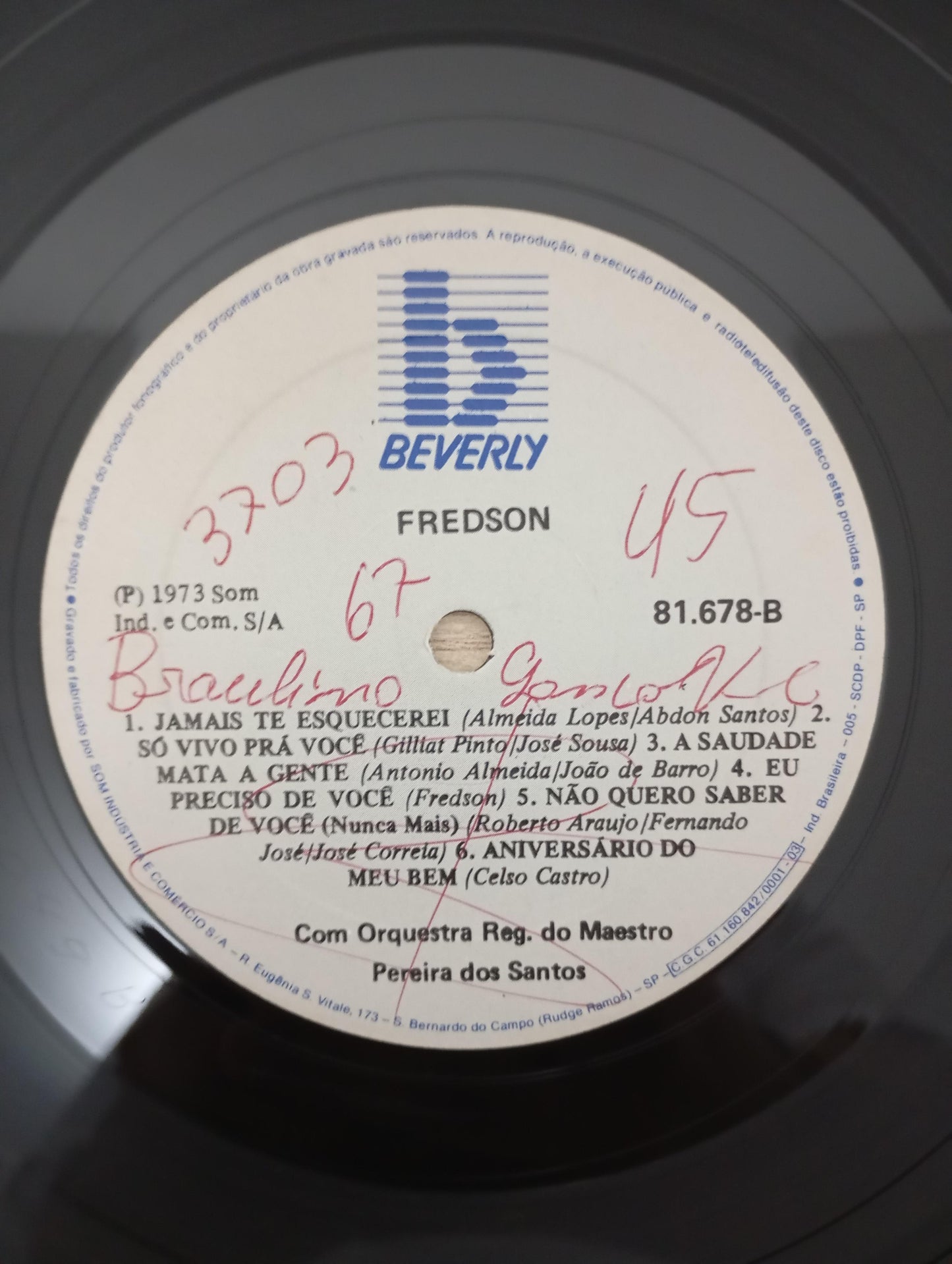 Lp Vinil Fredson Se Eu Fosse Você Voltava Pra Mim