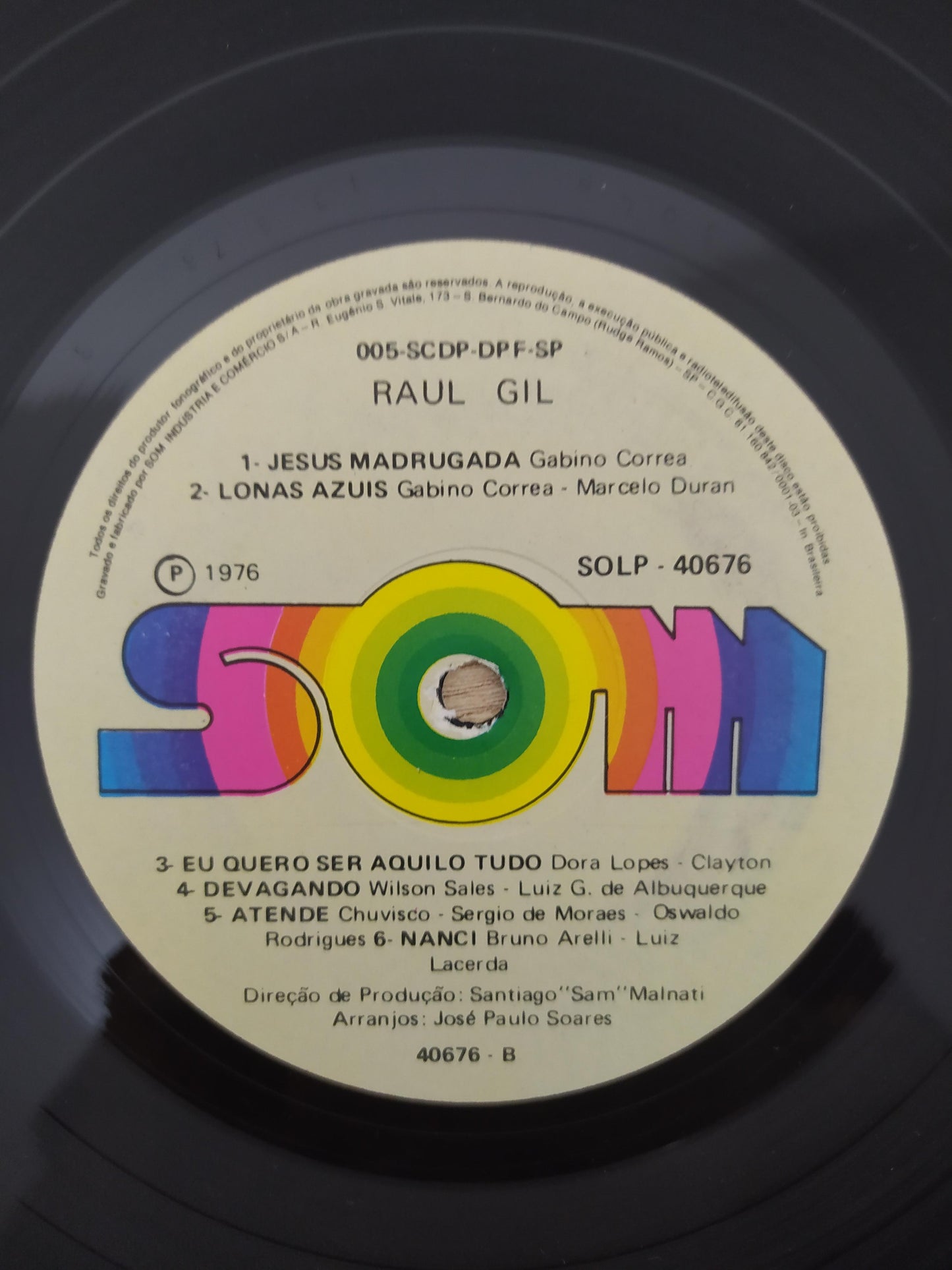 Lp Vinil Raul Gil 1976