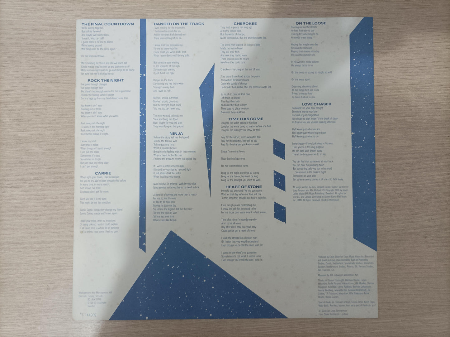 Lp Vinil Europe The Final Countdown Com Encarte