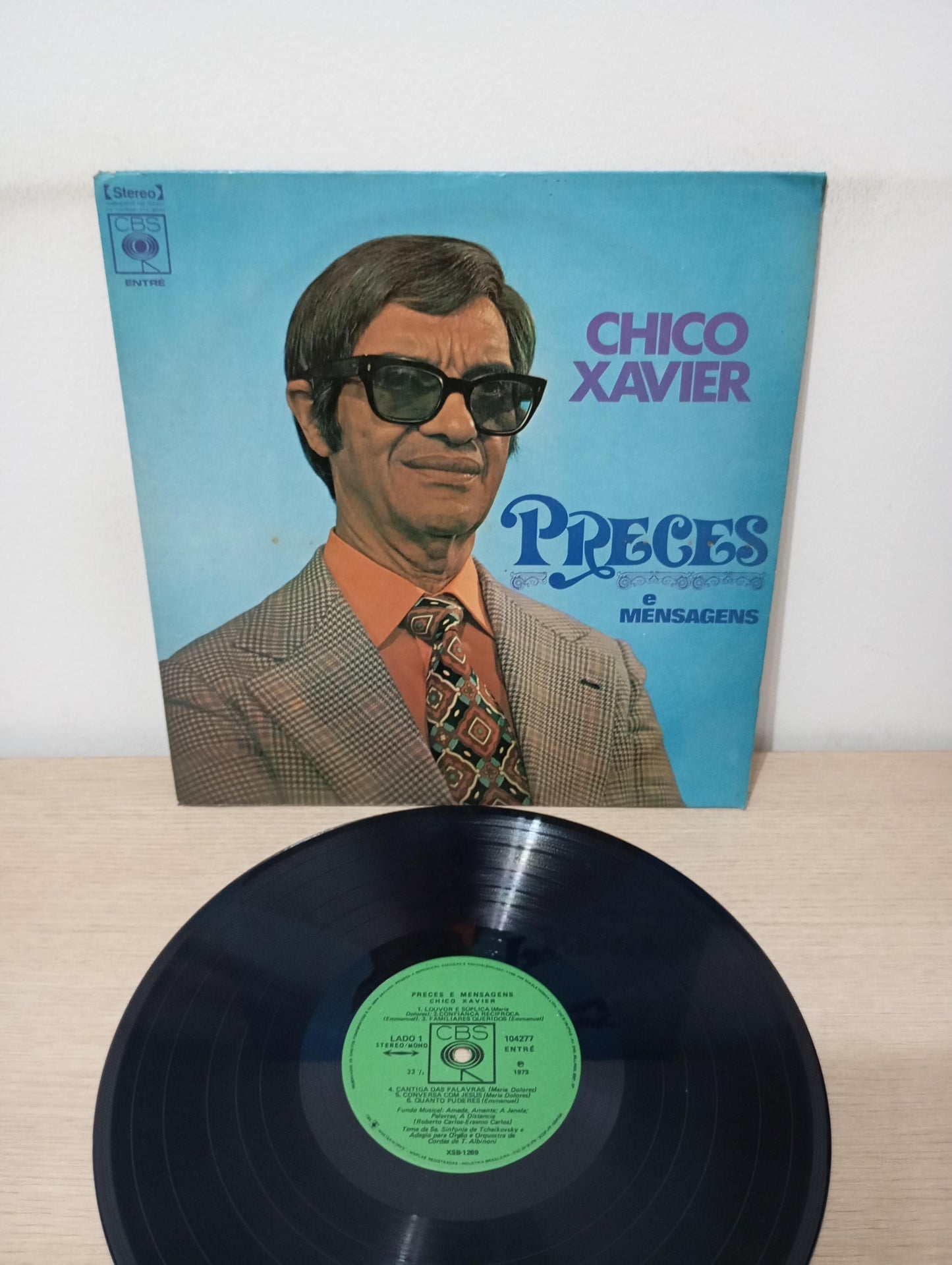 Disco Vinil Preces E Mensagens Chico Xavier A