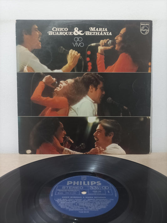 Lp Vinil Chico Buarque & Maria Bethânia Ao Vivo