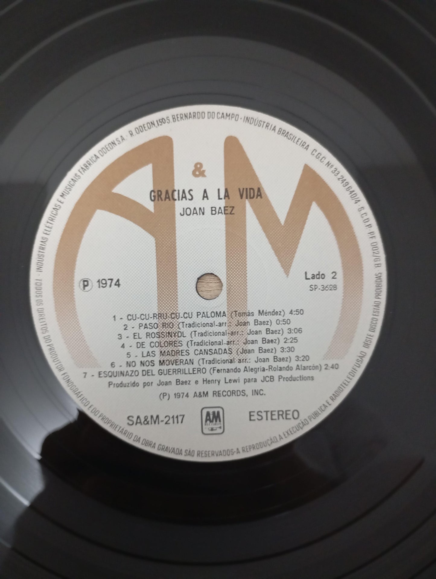 Lp Vinil Joan Baez Gracias A La Vida