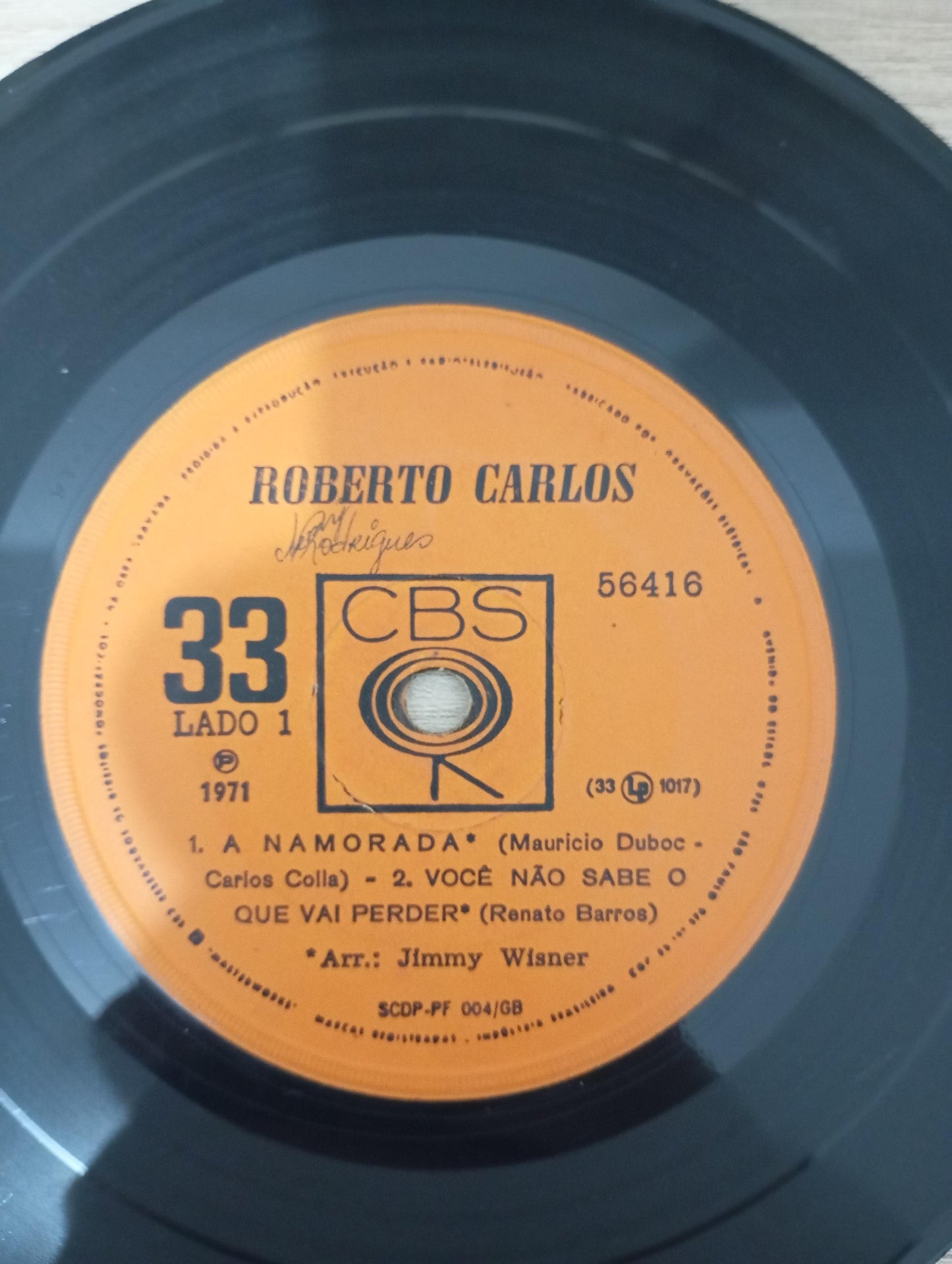 Compacto Vinil Roberto Carlos 1971