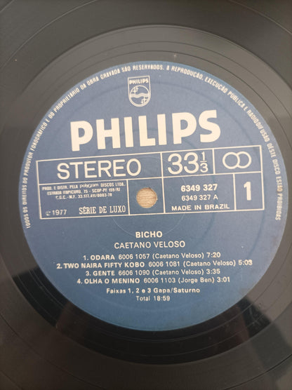 Lp Vinil Caetano Veloso Bicho