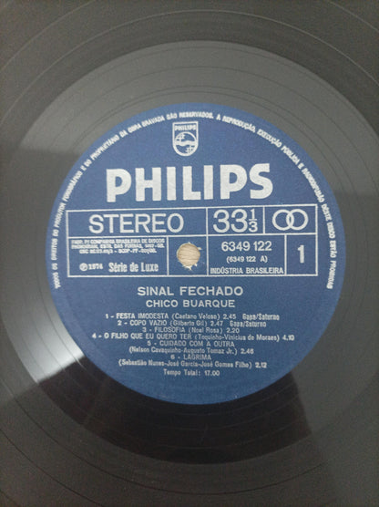 Disco Vinil Sinal Fechado Chico Buarque A