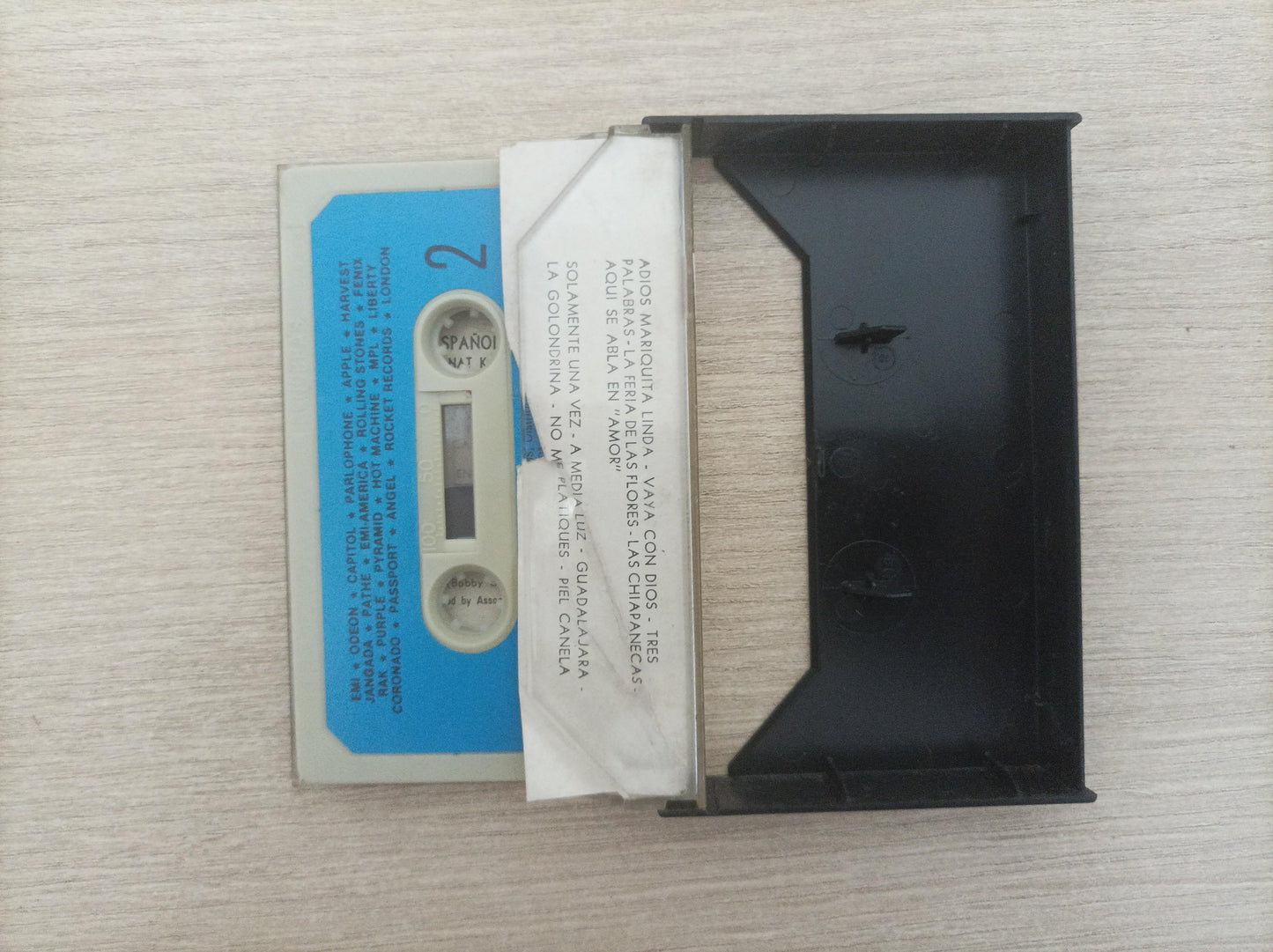 Fita K7 Cassete Nat King Cole Cole Español Novamente