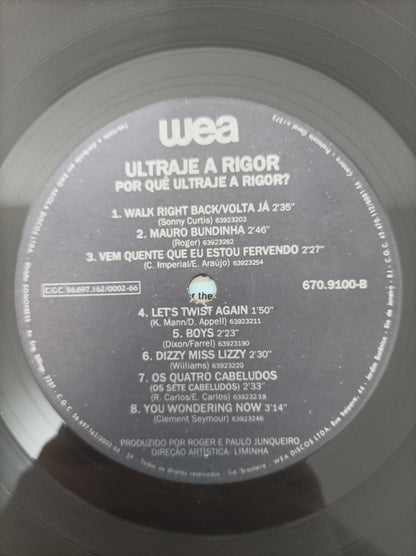 Disco Vinil Por Quê Vol. 1 Ultraje A Rigor A