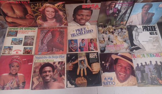 Lp Vinil Lote 15 Unidades Samba