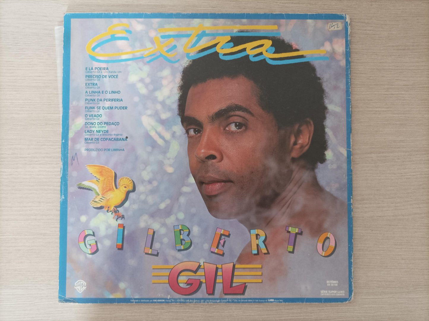 Lp Vinil Gilberto Gil Extra Capa Dupla Com Encarte