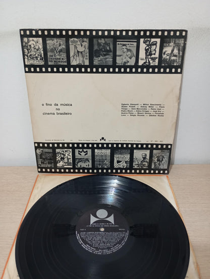 Lp Vinil O fino Da Música no Cinema Brasileiro Com Encarte
