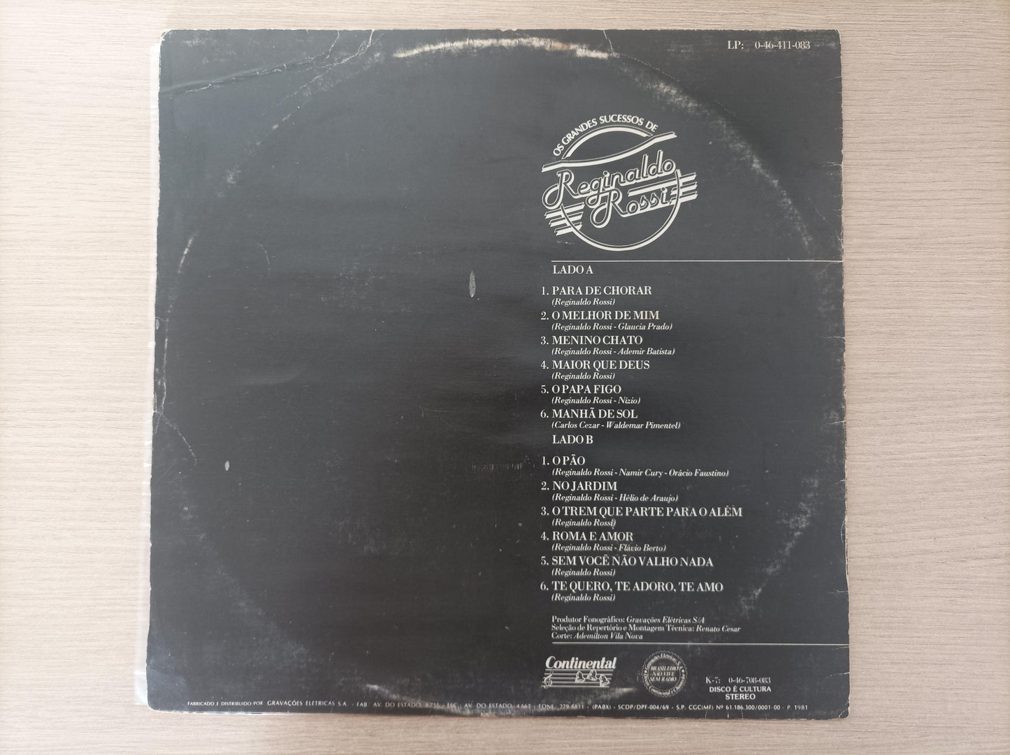 Lp Vinil Reginaldo Rossi Os Grandes Sucessos de