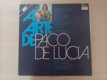 Disco Vinil A arte de Paco De Lucía Duplo A