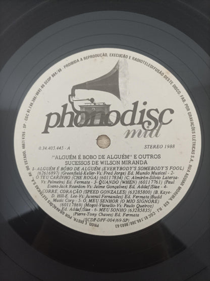 Lp Vinil Wilson Miranda Sucessos de