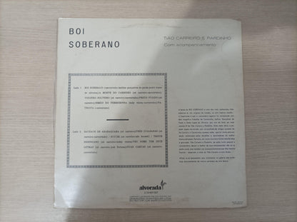 Lp Vinil Tião Carreiro E Pardinho Boi Soberano