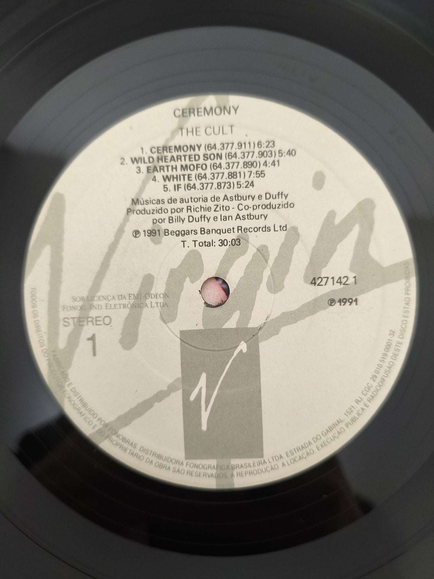 Lp Vinil The Cult Ceremony Com Encarte