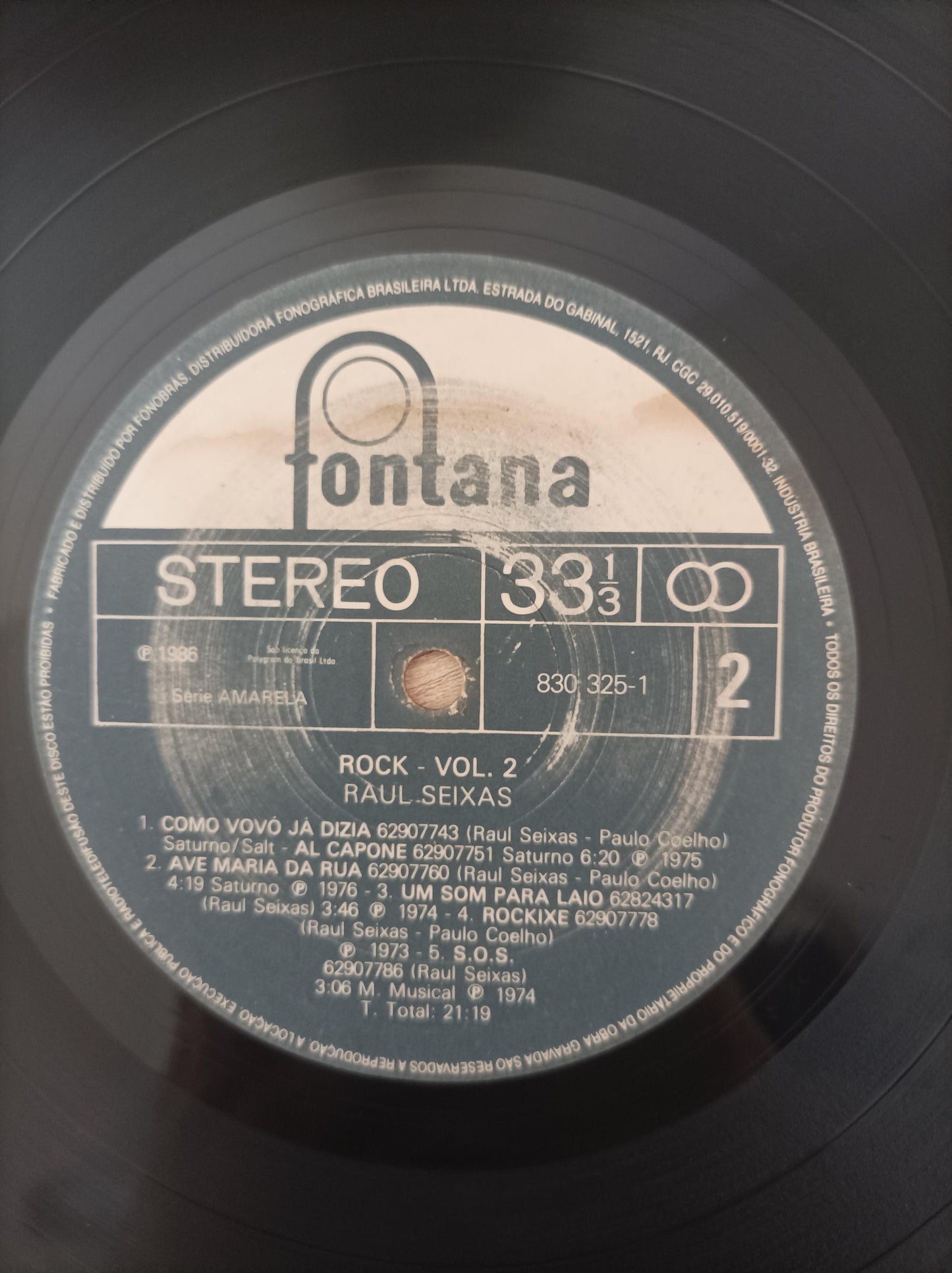 Lp Vinil Raul Seixas Rock Vol. 2