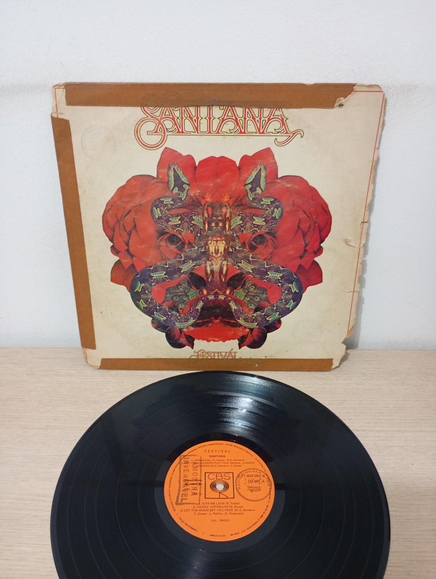 Lp Vinil Santana Festivál