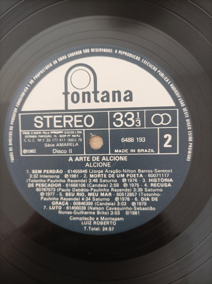 Lp Vinil Alcione A Arte de Duplo