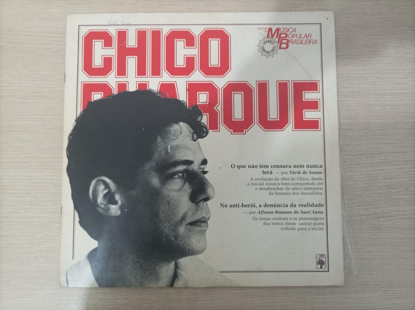 Disco Vinil História MPB Chico Buarque Capa Dupla C/ Encarte