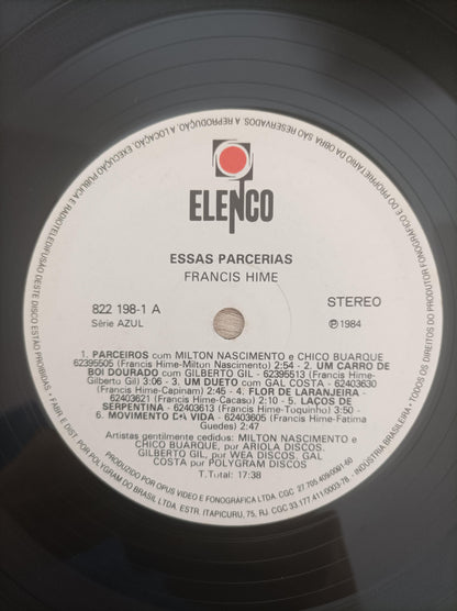 Lp Vinil Francis Hime Essas Parcerias
