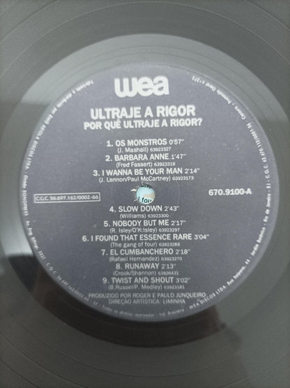 Disco Vinil Por Quê Vol. 1 Ultraje A Rigor A