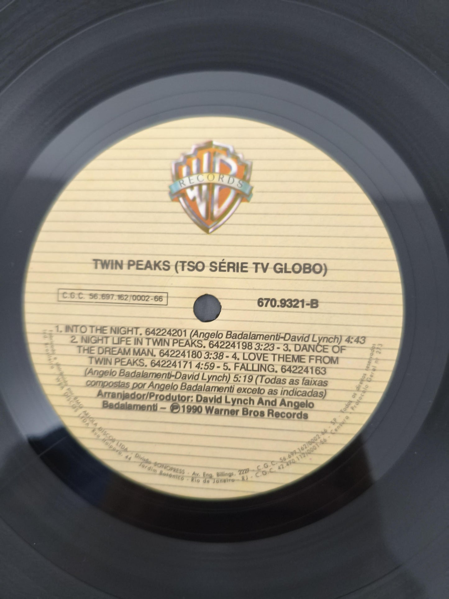 Lp Vinil Angelo Badalamenti Music From Twin Peaks C/ Encarte