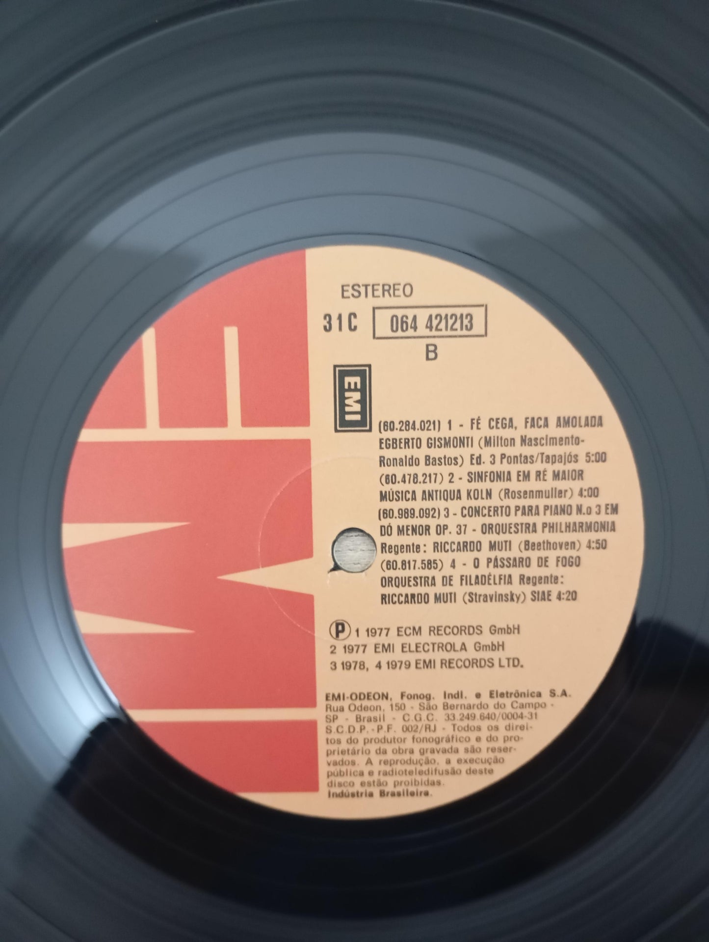 Lp Vinil Gradiente Disco de Demonstração Capa Dupla