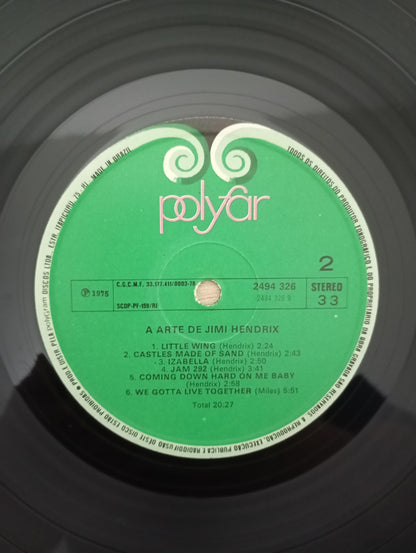Lp Vinil Jimi Hendrix A Arte De Jimi Hendrix Duplo