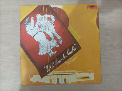 Lp Vinil Os Caretas Cem Anos De Samba Triplo Com Encarte