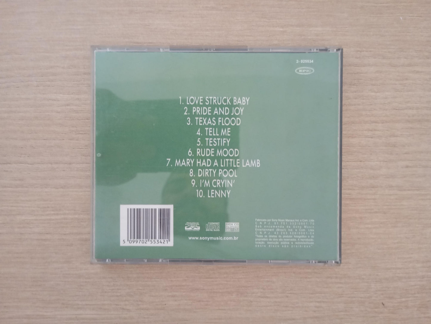 CD Stevie Ray Vaughan & Double Trouble Texas Flood