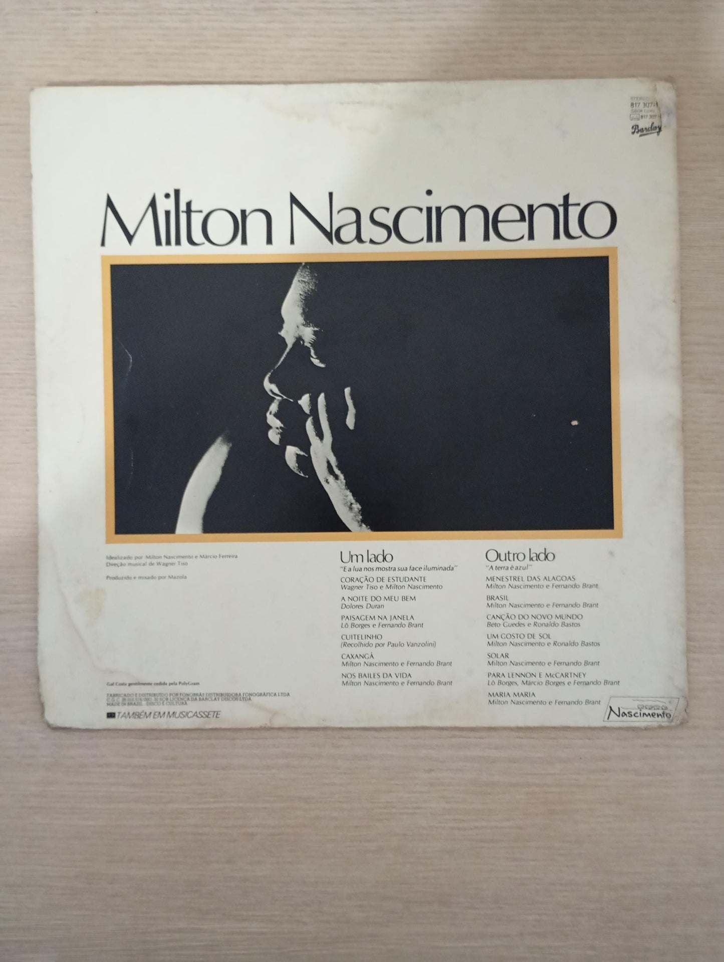 Lp Vinil Milton Nascimento Ao Vivo Capa Dupla Com Encarte