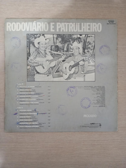 Lp Vinil Rodoviário e Patrulheiro 1981