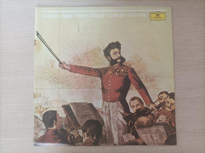 Lp Vinil Berliner Philharmonik Johann & Josef Triplo Encarte