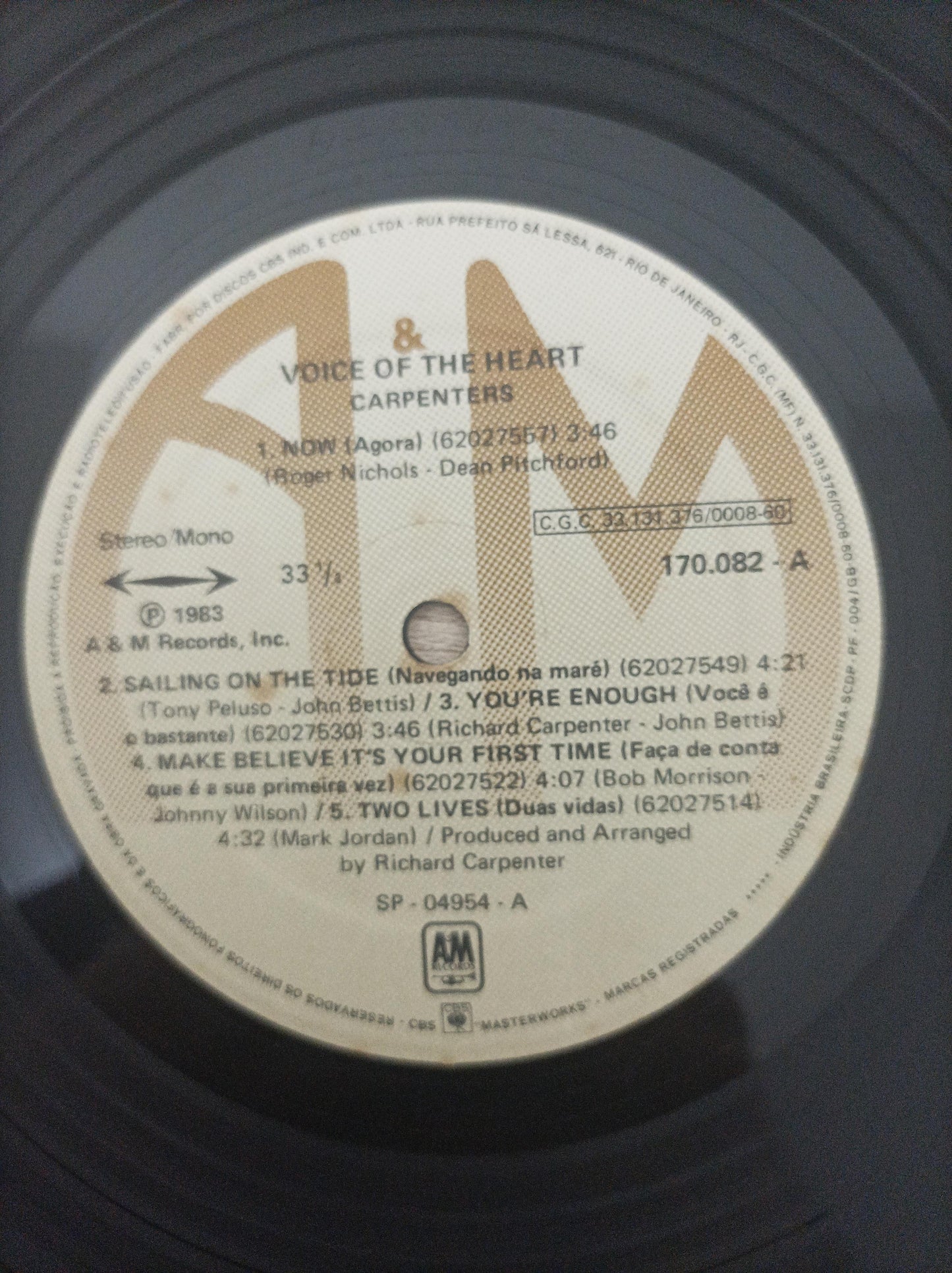 Lp Vinil Carpenters Voice Of The Heart