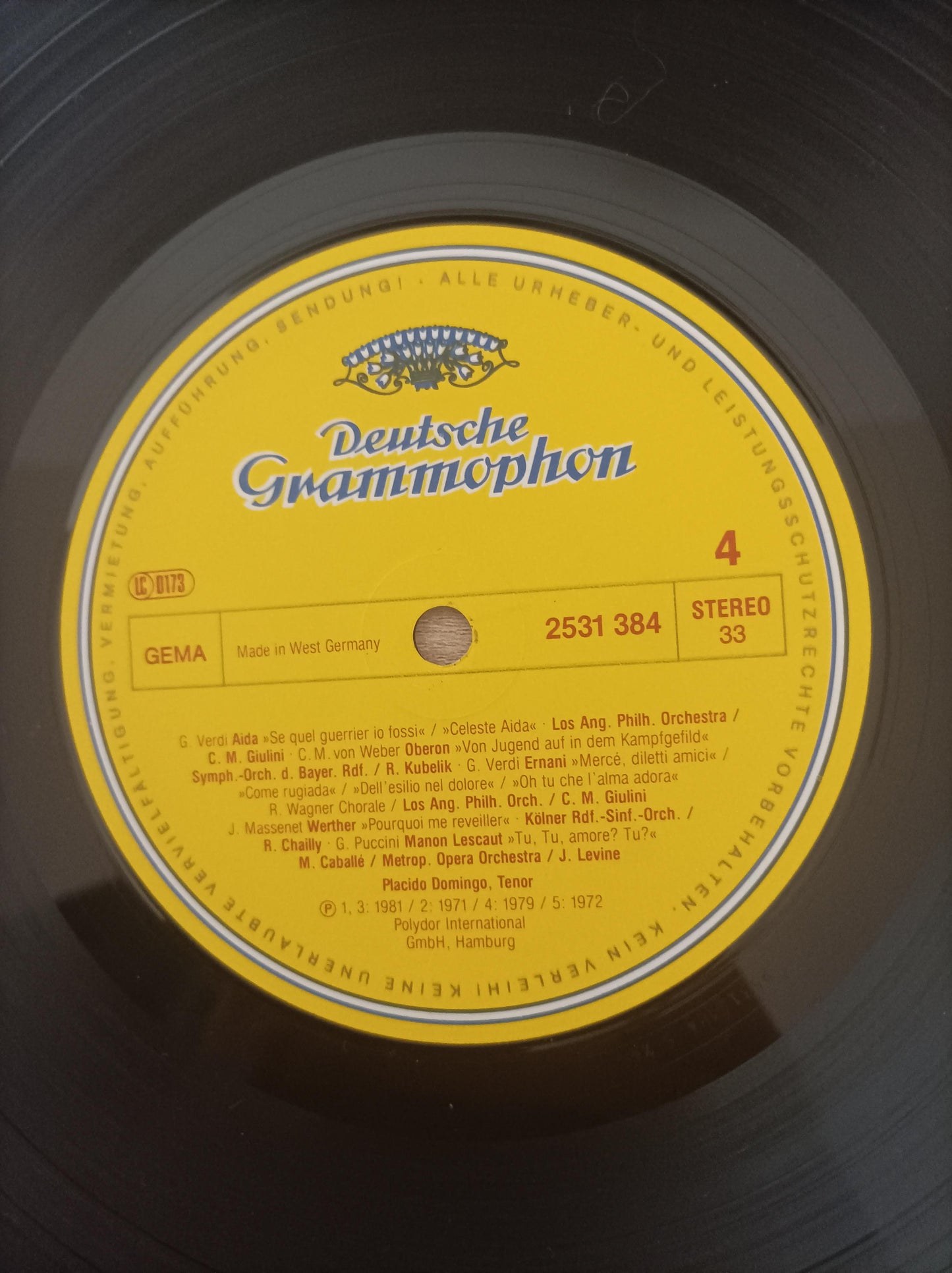 Lp Vinil Placido Domingo Greatest Hits Duplo Importado