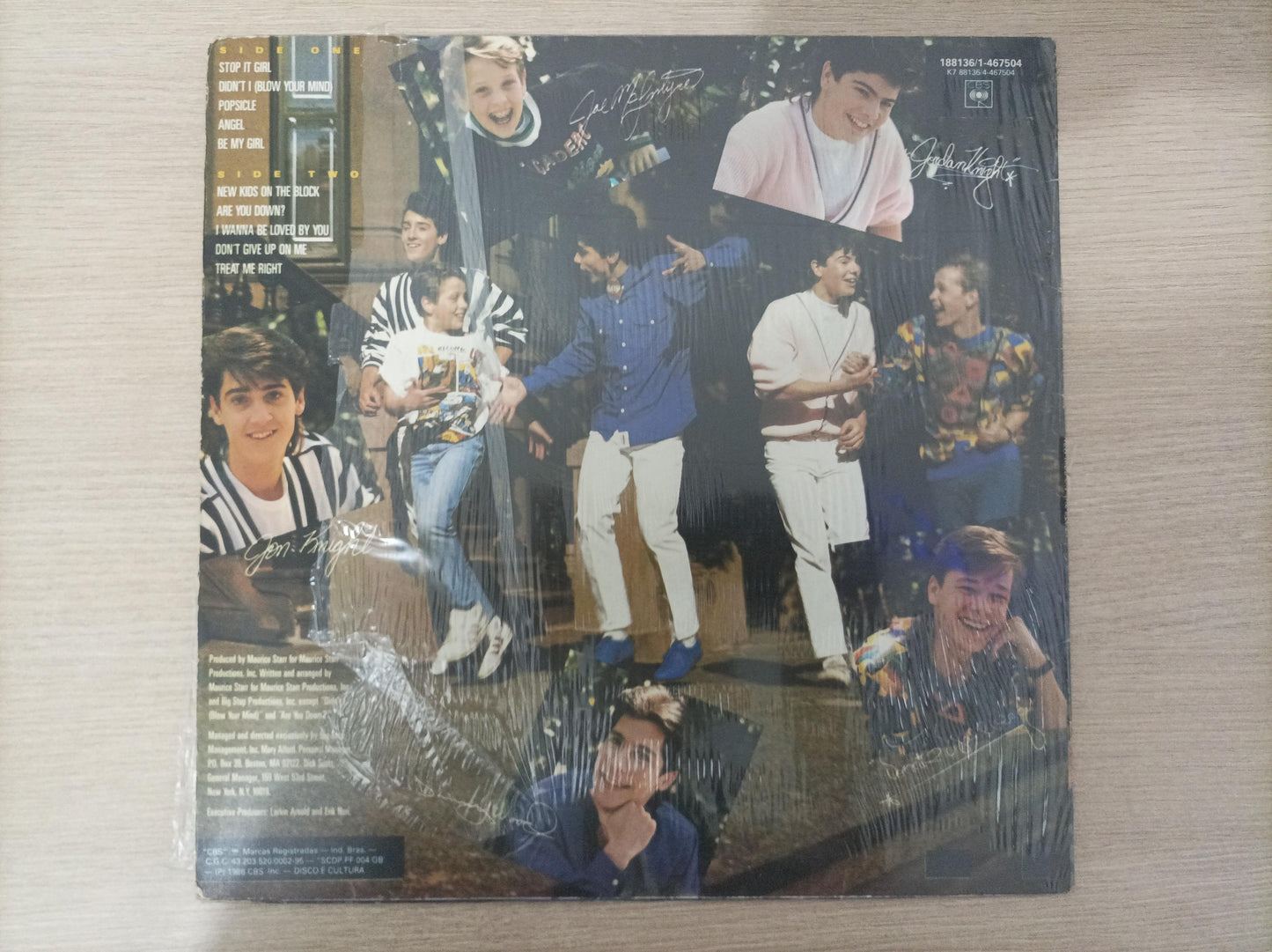 Lp Vinil New Kids On The Block None Com Encarte