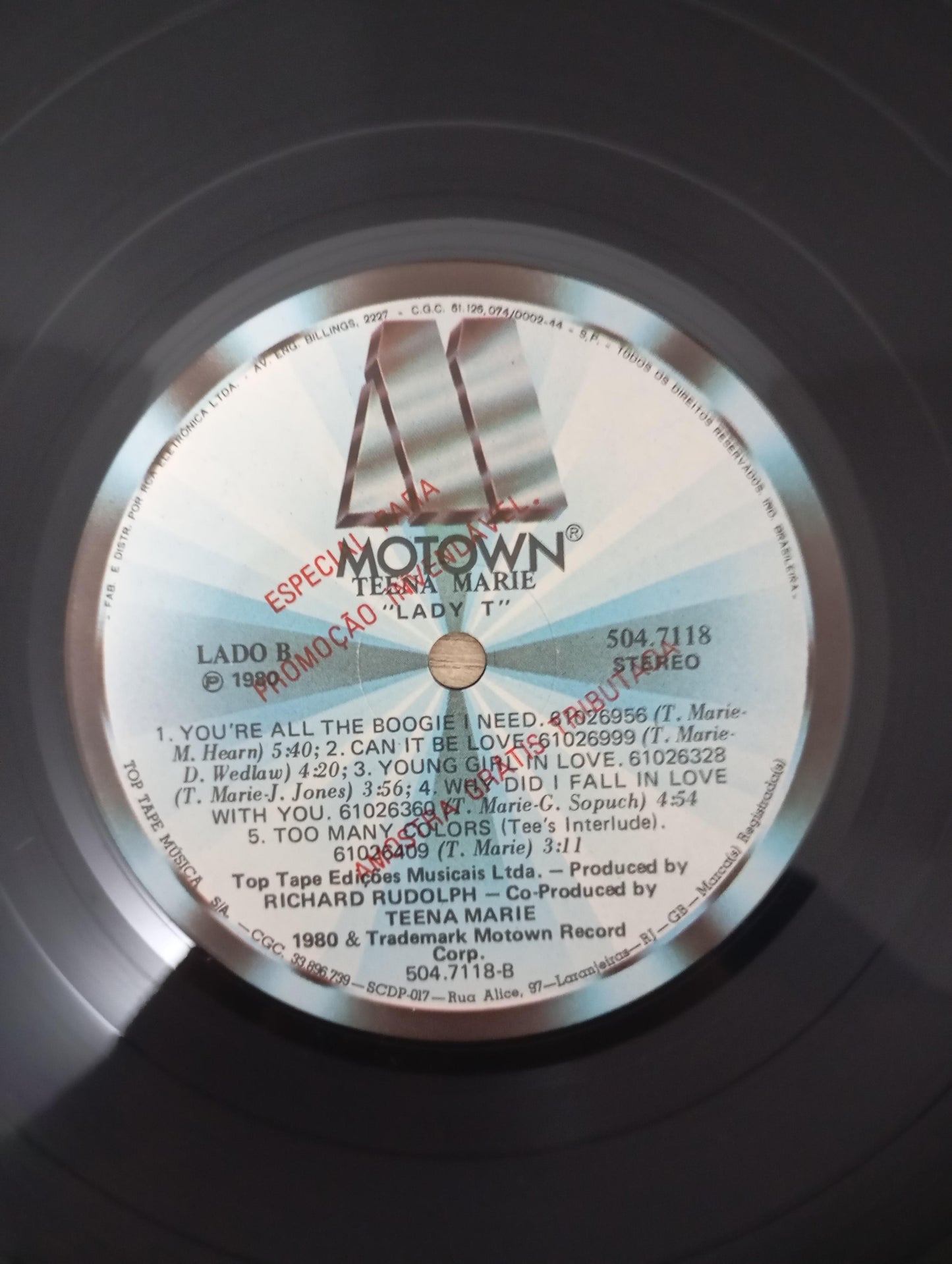 Lp Vinil Teena Marie Lady T